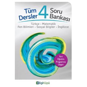 4.Sınıf Tüm Dersler Soru Bankası Bilgi Küpü Yayınları