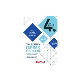 4. Sınıf Tüm Dersler Tekrar Testleri Bloktest Yayınları