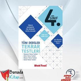 4. Sınıf Tüm Dersler Tekrar Testleri Bloktest Yayınları