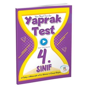 4. Sınıf Tüm Dersler Yaprak Test-5 Renk Yayınları