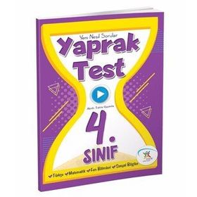 4. Sınıf Tüm Dersler Yaprak Test-5 Renk Yayınları