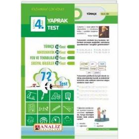 4. Sınıf Tüm Dersler Yaprak Test - Analiz Yayınları