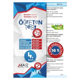 4. Sınıf Tüm Dersler Yaprak Test - Analiz Yayınları