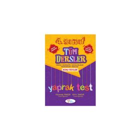 4. Sınıf Tüm Dersler Yaprak Test Tanışır Yayınları