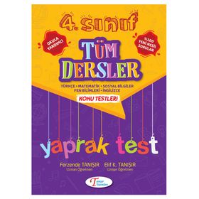 4. Sınıf Tüm Dersler Yaprak Test Tanışır Yayınları