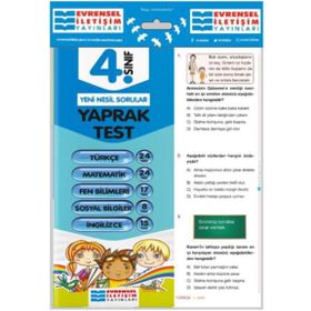 4. Sınıf Tüm Dersler Yaprak Testler Kollektif Evrensel İletişim Yayınları