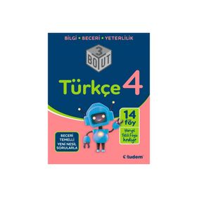 4. Sınıf Türkçe 3 Boyut Yeni Nesil Sorularla - Tudem Yayınları