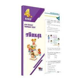 4. Sınıf Türkçe Çek Kopart Yaprak Test - Açı Yayınları