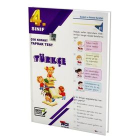 4. Sınıf Türkçe Çek Kopart Yaprak Test - Açı Yayınları