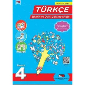 4. Sınıf Türkçe Etkinlik ve Ödev Çalışma Kitabı Soru Bankası Merkezi Yayınları