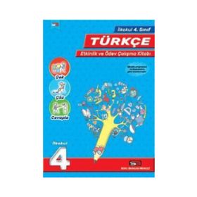 4. Sınıf Türkçe Etkinlik ve Ödev Çalışma Kitabı Soru Bankası Merkezi Yayınları