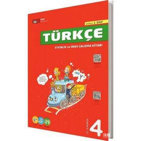 4. Sınıf Türkçe Etkinlik ve Ödev Çalışma Kitabı Soru Bankası Merkezi Yayınları
