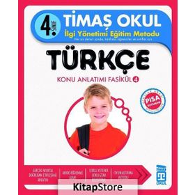 4. Sınıf Türkçe Konu Anlatımı 4 Kitap Fasikül - Celal Akbaş