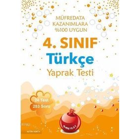 4. Sınıf Türkçe Yaprak Testi - kollektif