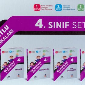 4. Sınıf Üç Boyutlu Soru Bankaları Seti Zeka Küpü Yayınlar