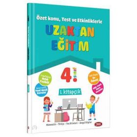 4. Sınıf Uzaktan Eğitim Tüm Dersler 1. Kitapçık-Data Yayınları