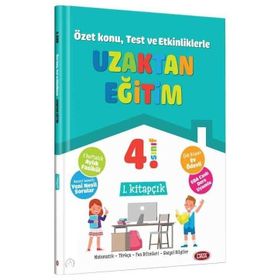 4. Sınıf Uzaktan Eğitim Tüm Dersler 1. Kitapçık-Data Yayınları