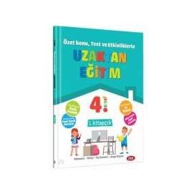 4. Sınıf Uzaktan Eğitim Tüm Dersler 1. Kitapçık-Data Yayınları