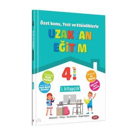 4. Sınıf Uzaktan Eğitim Tüm Dersler 1. Kitapçık-Data Yayınları