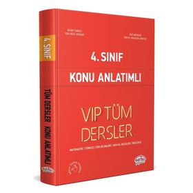 4. Sınıf VIP Tüm Dersler Konu Anlatımlı - Editör Yayınları Komisyon