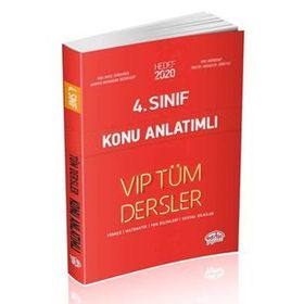 4. Sınıf VIP Tüm Dersler Konu Anlatımlı-Editör Yayınları