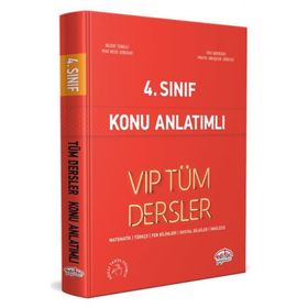 4. Sınıf VIP Tüm Dersler Konu Anlatımlı-Editör Yayınları