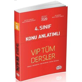 4. Sınıf VIP Tüm Dersler Konu Anlatımlı-Editör Yayınları