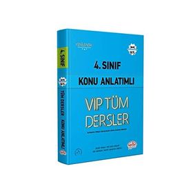 4. Sınıf VIP Tüm Dersler Konu Anlatımlı Mavi Kitap - Editör