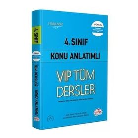 4. Sınıf VIP Tüm Dersler Konu Anlatımlı Mavi Kitap - Editör
