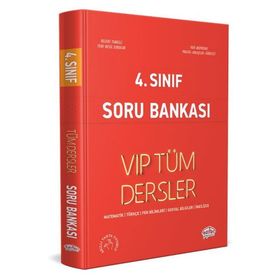 4. Sınıf Vıp Tüm Dersler Soru Bankası Kırmızı Kitap-Editör Yayınları