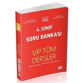 4. Sınıf Vıp Tüm Dersler Soru Bankası Kırmızı Kitap-Editör Yayınları