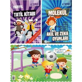 4. Sınıf Yarıyıl Tatil Kitabı Atom Karınca Molekül Yayınları