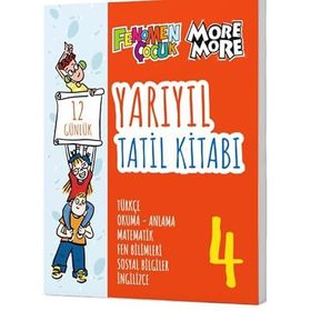 4. Sınıf Yarıyıl Tatil Kitabı Fenomen Okul Yayınları