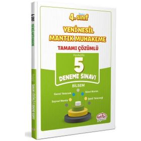 4. Sınıf Yeni Nesil Mantık Muhakeme Bilsem Tamamı Çözümlü 5 Deneme - Editör Yayınları