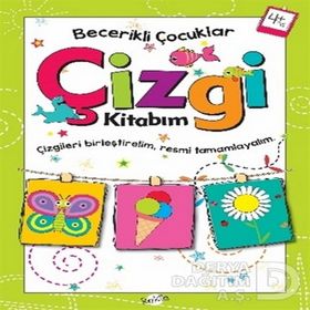 +4 Yaş Becerikli Çocuklar Çizgi Kitabım-Kukla Yayınları