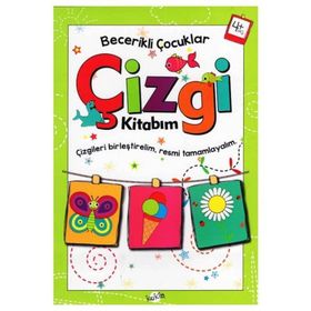 +4 Yaş Becerikli Çocuklar Çizgi Kitabım-Kukla Yayınları