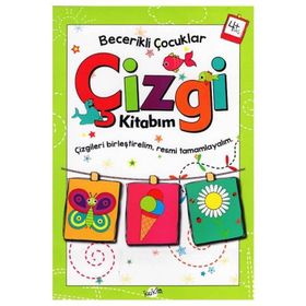 +4 Yaş Becerikli Çocuklar Çizgi Kitabım-Kukla Yayınları