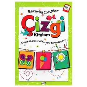 +4 Yaş Becerikli Çocuklar Çizgi Kitabım-Kukla Yayınları