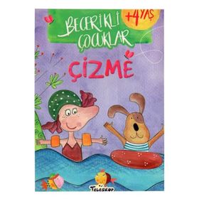 +4 Yaş Becerikli Çocuklar Çizme-Teleskop Yayınları