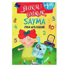 +4 Yaş Becerikli Çocuklar Sayma 1’den 10’a Kadar - Teleskop Popüler Bilim Yayınları