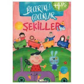 +4 Yaş Becerikli Çocuklar Şekiller-Teleskop Yayınları