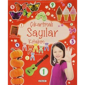 +4 Yaş Çıkartmalı Sayılar Kitabım - Civciv Yayınları