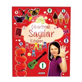 +4 Yaş Çıkartmalı Sayılar Kitabım - Civciv Yayınları