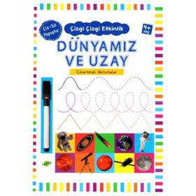 +4 Yaş Çizgi Çizgi Etkinlik Dünyamız ve Uzay-Kukla Yayınları