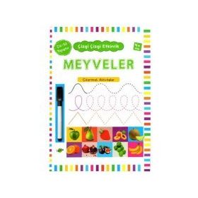+4 Yaş Çizgi Çizgi Etkinlik Meyveler-Kukla Yayınları