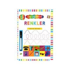 +4 Yaş Çizgi Çizgi Etkinlik Renkler-Kukla Yayınları