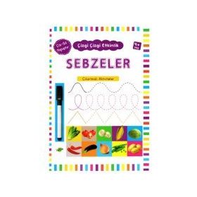 +4 Yaş Çizgi Çizgi Etkinlik Sebzeler-Kukla Yayınları