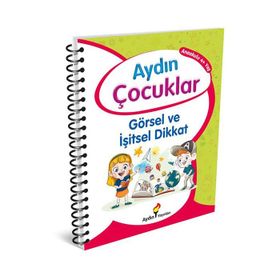 4 Yaş Etkinlik Kitabım 1 Görsel ve İşitsel Dikkat-Aydın Yayınları