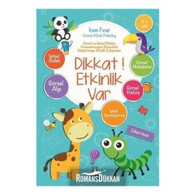 4 Yaş Etkinlik Kitabım 1 Görsel ve İşitsel Dikkat-Aydın Yayınları