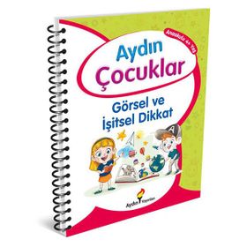 4 Yaş Etkinlik Kitabım 1 Görsel ve İşitsel Dikkat-Aydın Yayınları